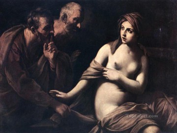 Susana y los ancianos barrocos Guido Reni Pinturas al óleo